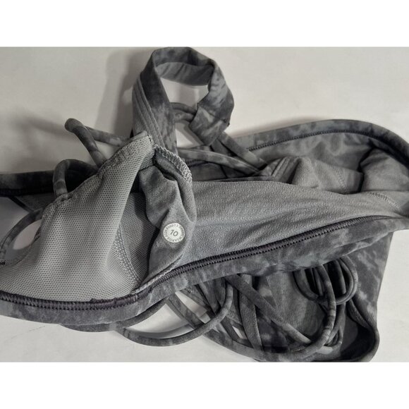 Lululemon Free to Be Bra Wild in Summer Shade Ice Grey Multi - Picture 5 of 5